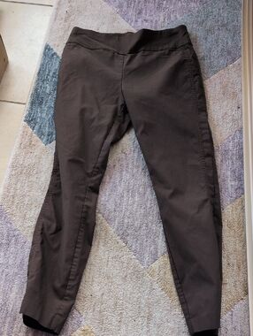 New York & Company Brown Stretch Pull-On Pants